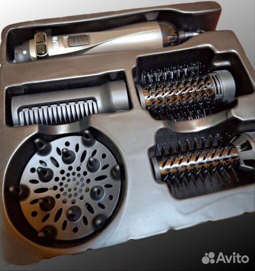 Фен щётка для волос с насадками