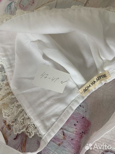 Чепчик крестильный новый Дом на дереве