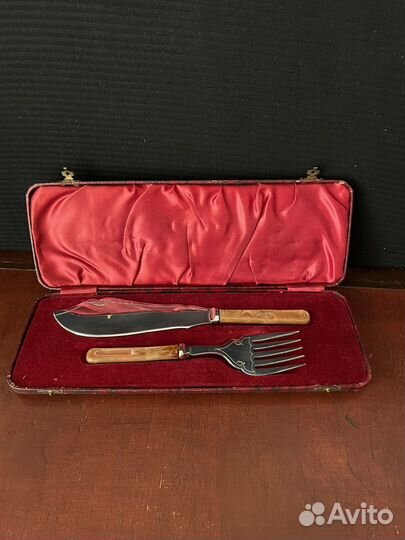 Набор столовых приборов,серебро Англия