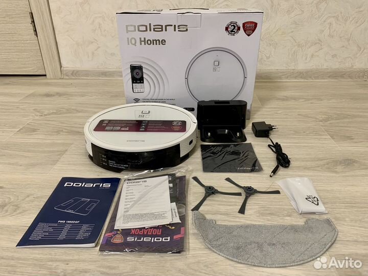 Робот-пылесос Polaris pvcr 4105 Wi-Fi IQ Home Aqua