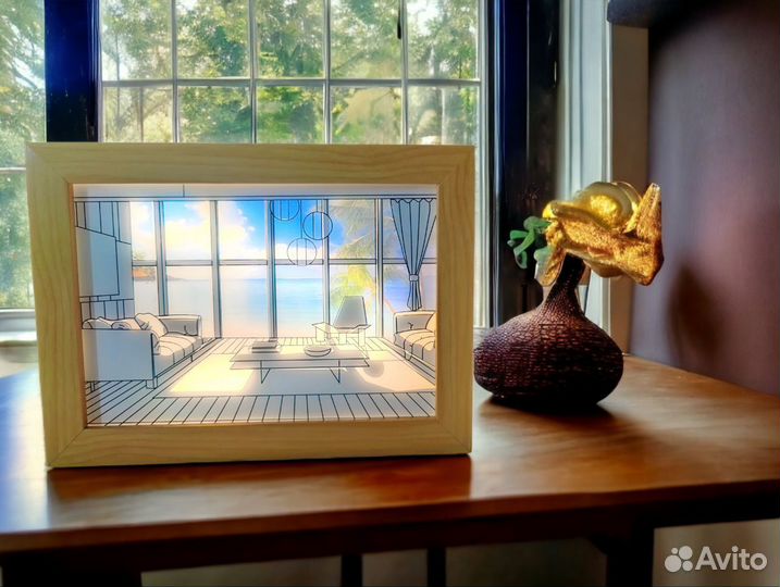 Светильник-ночник картина