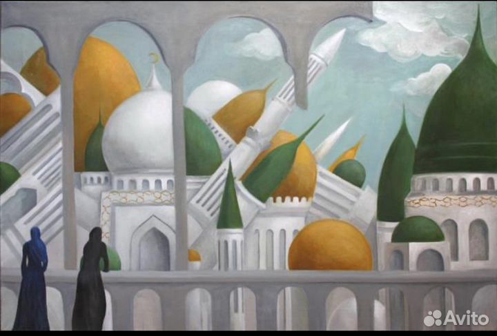 Картина маслом на холсте большая