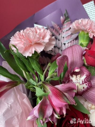 Живые цветы букеты