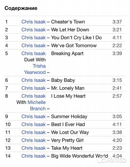 Chris Isaak - Mr. Lucky CD Rus