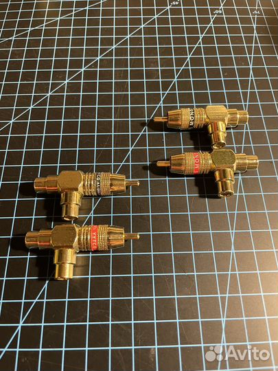 RCA разьем/сплиттер/разветвитель