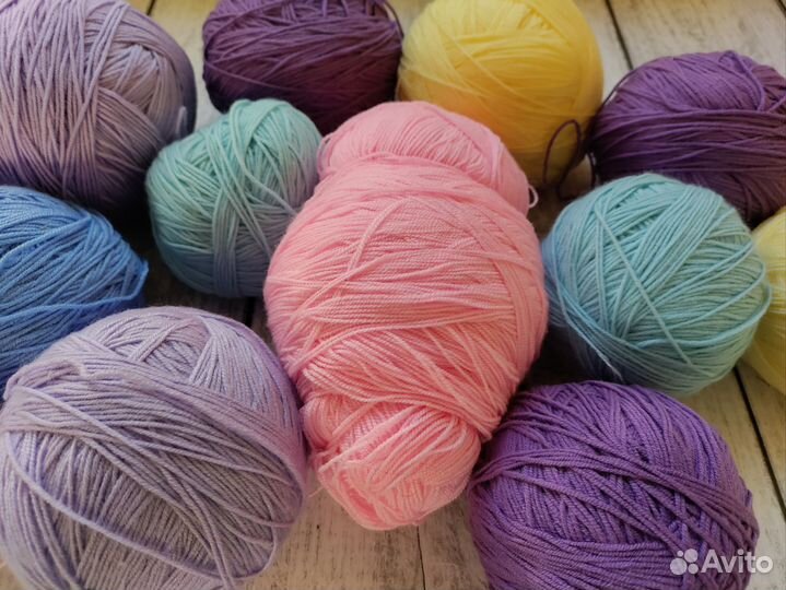 Пряжа для вязания пакетом