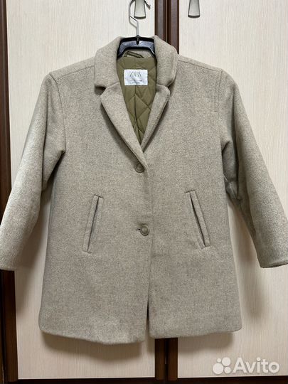 Пальто утепленное zara 122