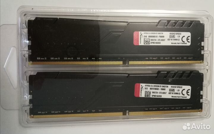 Оперативная память Kingston HyperX Fury Black