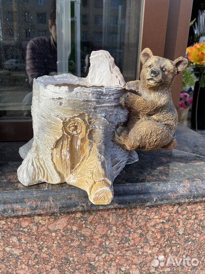 Кашпо из полистоун