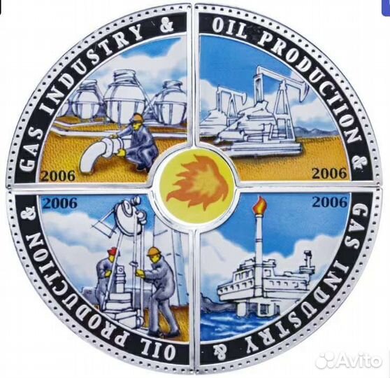 Монета-пазл. Серебро 999 