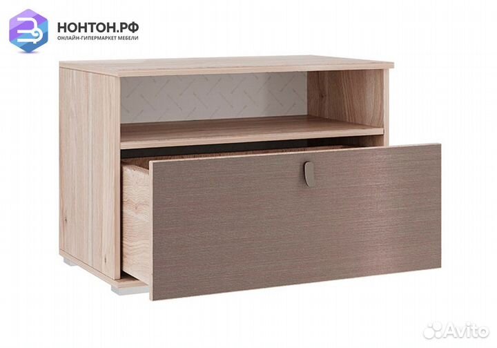 Тумба Модерн 22.01 дуб мария / бронза