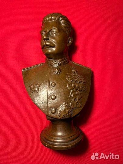 Бюст СССР Иосиф Сталин Победный 1946г ВОВ редкий