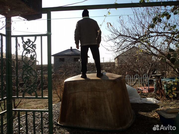 Бассейн 2 Х 2 высота 1.25стеклопластик