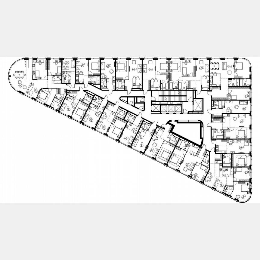 2-к. квартира, 49,2 м², 15/19 эт.