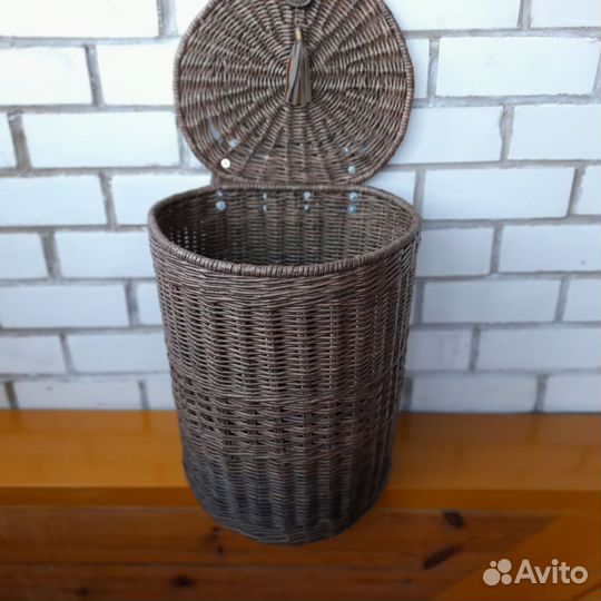 Большой плетёный рюкзак, грибной короб