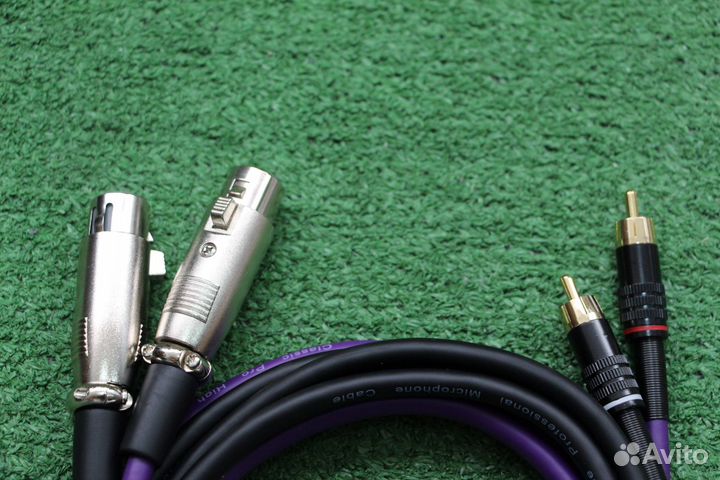 Мониторные 2XLR-2RCA, Japan