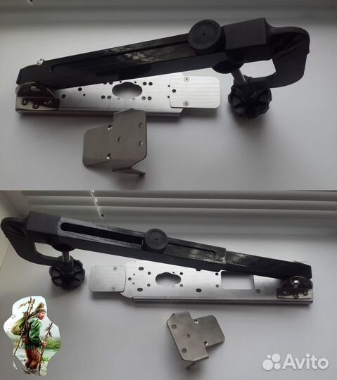 Крепление c пластиной для датчика эхолота