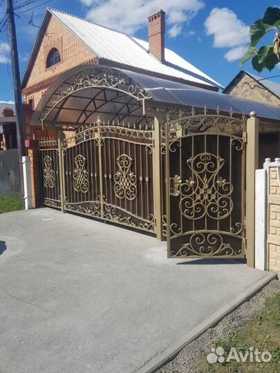 Ворота кованые