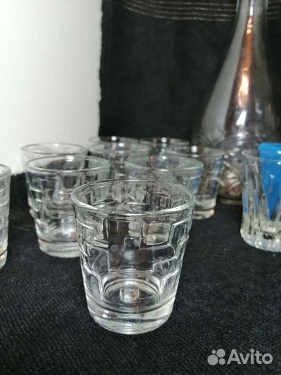 Графины, стопки винтаж