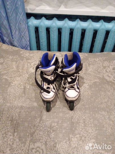 Роликовые коньки р 37