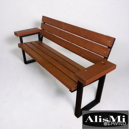 Скамейка в стиле лофт