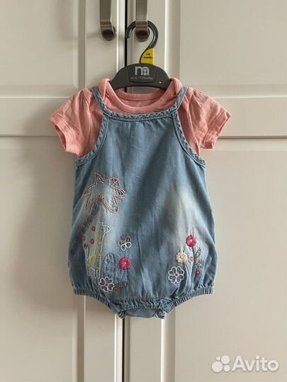 Платье комбинезон Mothercare 62-68, 3-6 мес