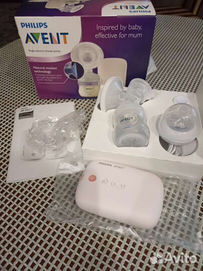Молокоотсос avent электрический новый