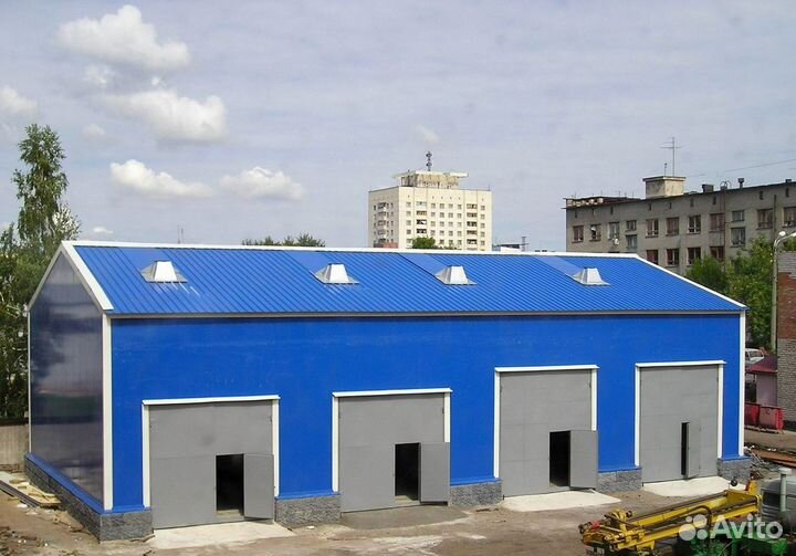 Склад из сэндвич панелей