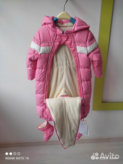 Комбинезон-Конверт детский 74 зима