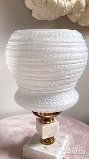 Настольная лампа «Сахарная вата» винтаж СССР
