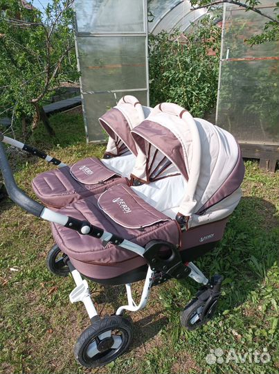 Коляска для двойни 2 в 1