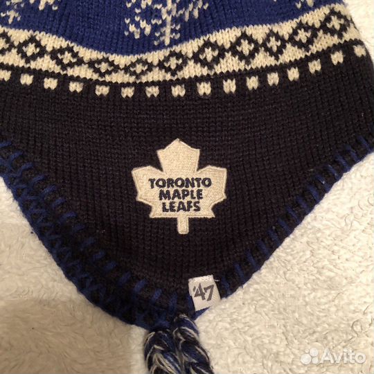 Шапка-ушанка Toronto Maple Leafs
