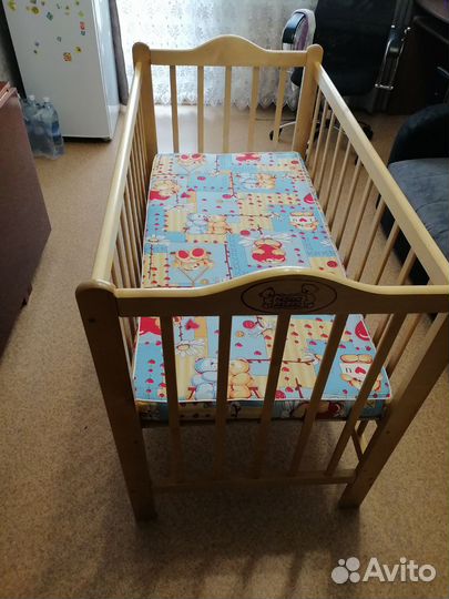 Детская кровать для новорожденных бу