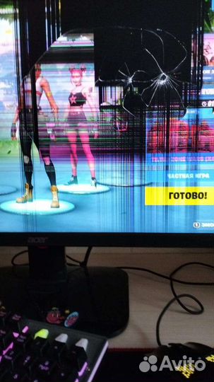 Монитор Acer на запчасти