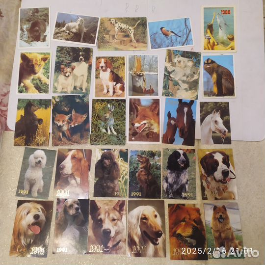 Карманные календарики СССР, переливайки, стерео