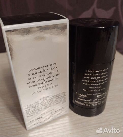 Парфюмированный дезодорант chanel platinum egoiste