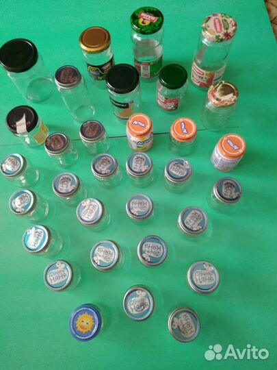 Банки из под детского питания + крышка