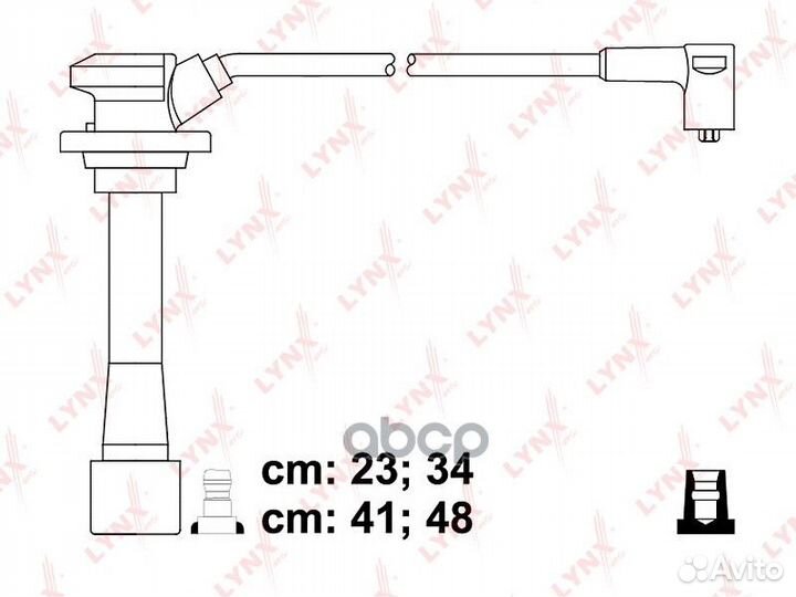 Провода высоковольтные, комплект SPE4409 lynxauto