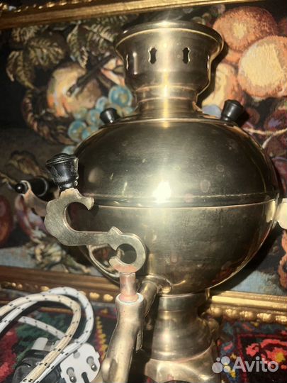 Самовар латунь