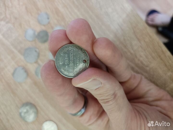 Монеты серебро
