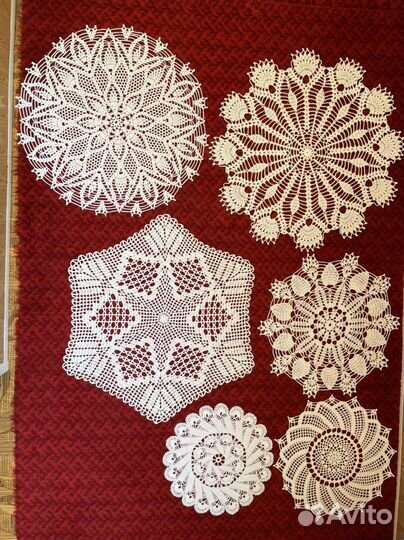 Салфетки вязаные крючком