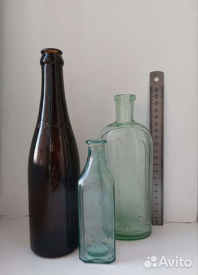 Старинные бутылки