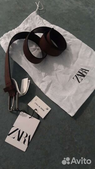 Ремень Zara. Кожа