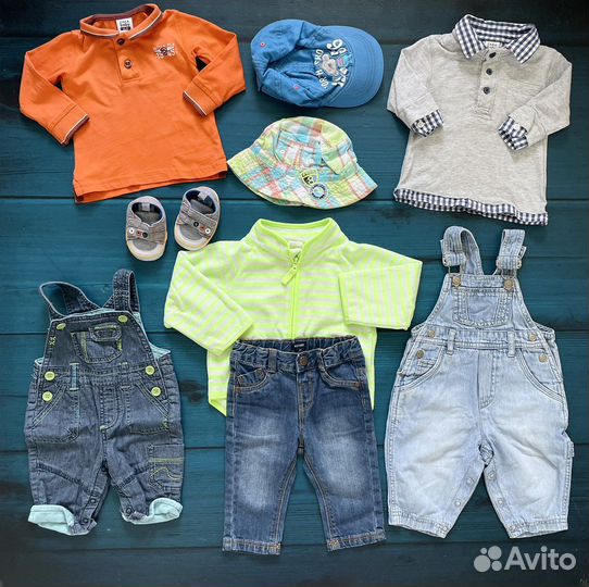 Одежда на мальчика 0-9 мес