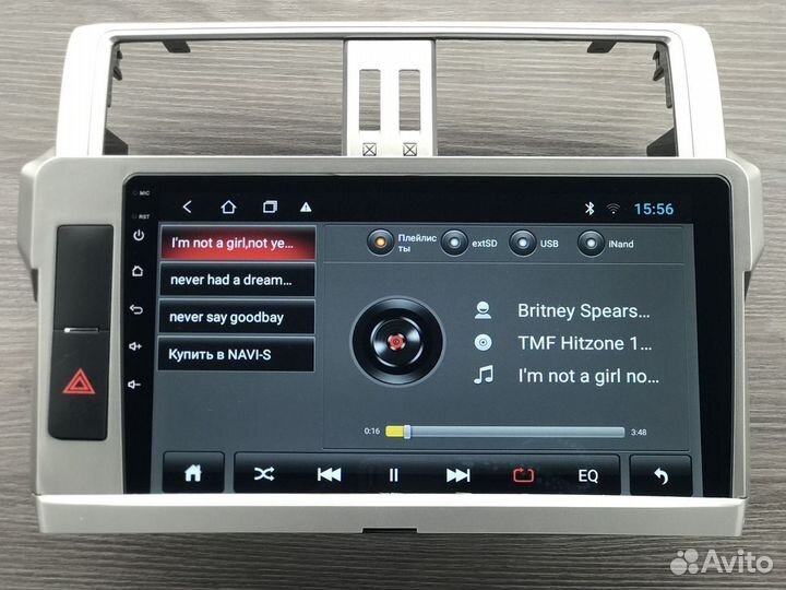 Магнитола TopWay TS7 на Toyota Prado 150