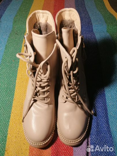 Ботинки женские зимние 40 размер кожа натуральная