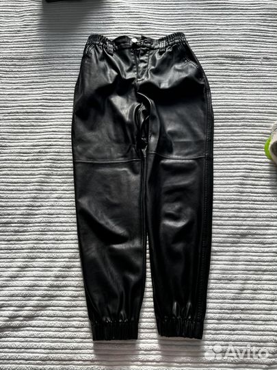 Брюки кожаные