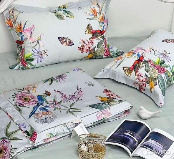 Постельное бельё с одеялом Евро Блюмарине