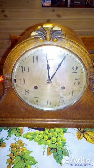 Старинные настольные часы с Вестминсерским боем