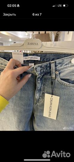 Calvin klein джинсы женские 26